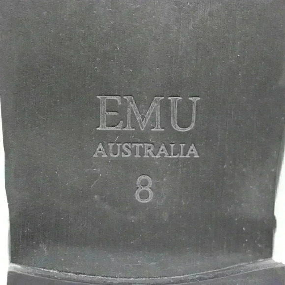 EMU Australia Agnes Women’s BrownLeather Sheepskin Lined Winter Boots Size US 8 - Picture 10 of 10